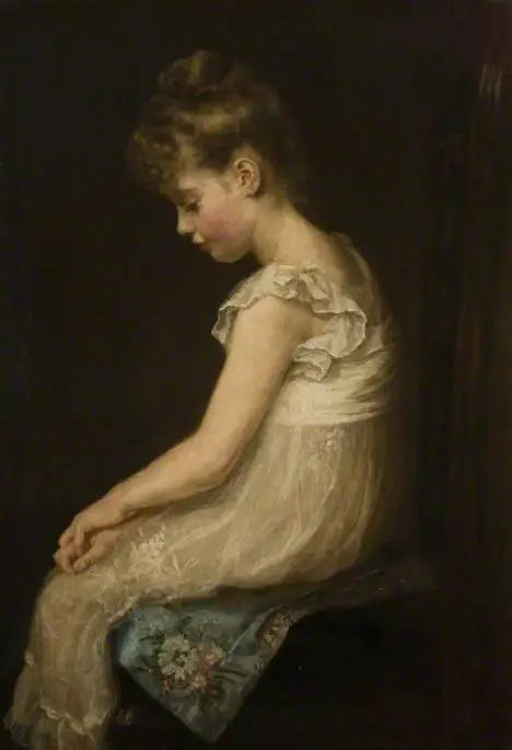 Méditation - John Everett Millais image 1 copie peinte à la main à l’huile