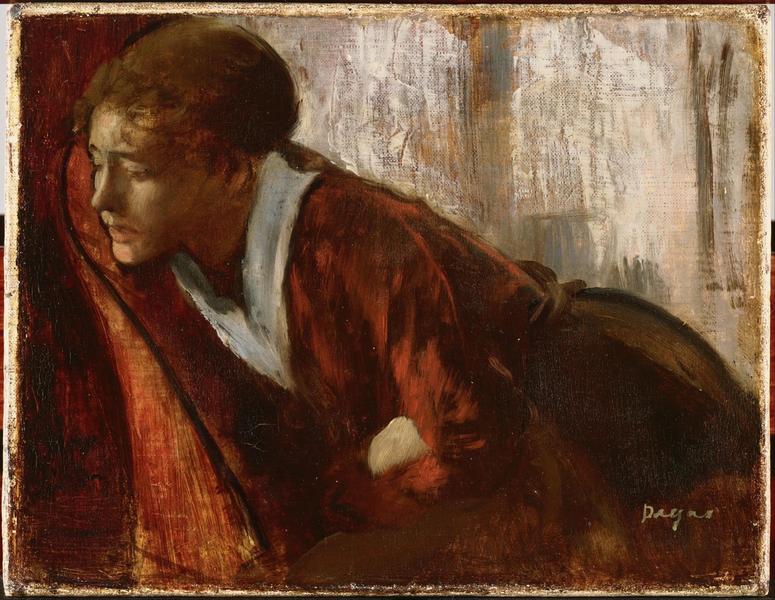 Reproduction du tableau « Mélancolie - Edgar Degas » par Alpha Reproduction en peinture à l’huile
