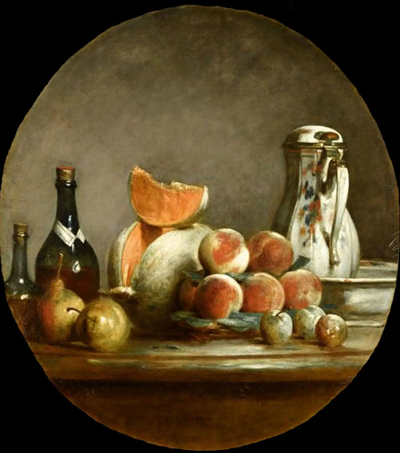 Melone, Pere, Pesche e Prugne - Jean Siméon Chardin