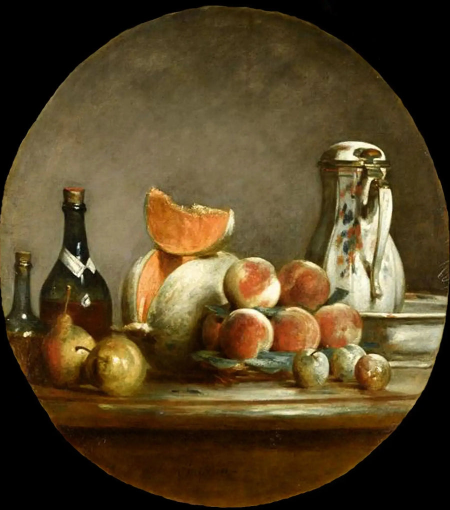 Melone, Pere, Pesche e Prugne - Jean Siméon Chardin