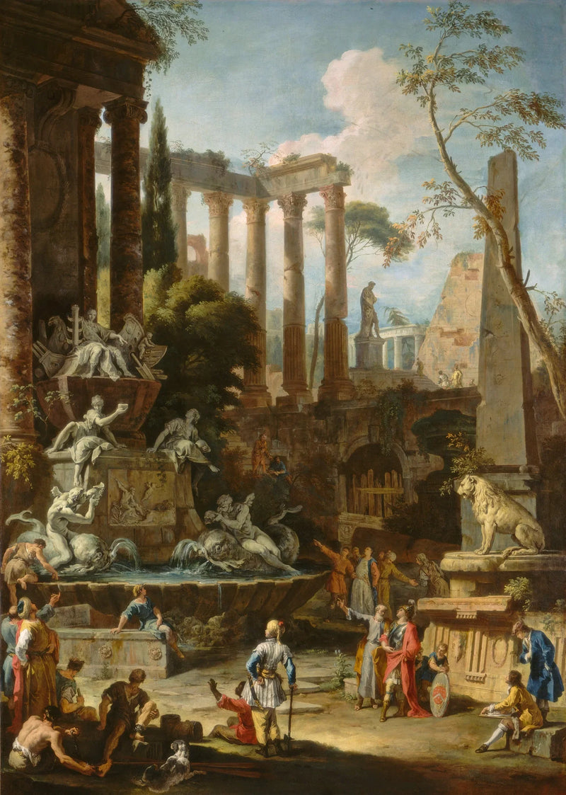Memoriale all'ammiraglio Sir Clowdisley Shovell - Sebastiano Ricci