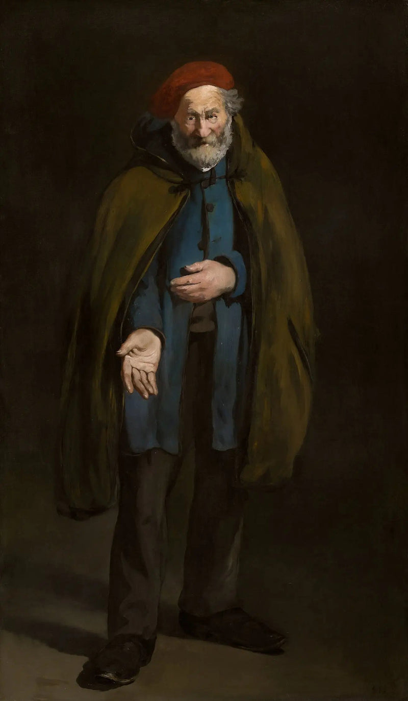 Mendicante con un duffle-coat (Filosofo) - Édouard Manet