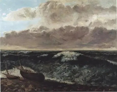 Mar agitée - Gustave Courbet