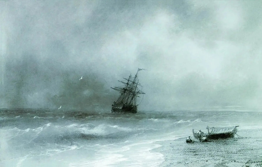Mar agitée - Ivan Aïvazovski
