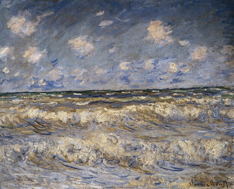 Mare agitato W663 - Claude Monet