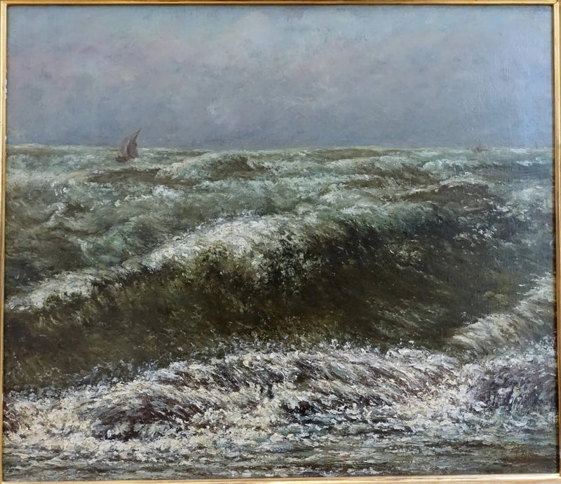 Mar di Tempesta - Gustave Courbet
