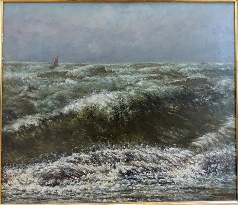 Mar di Tempesta - Gustave Courbet