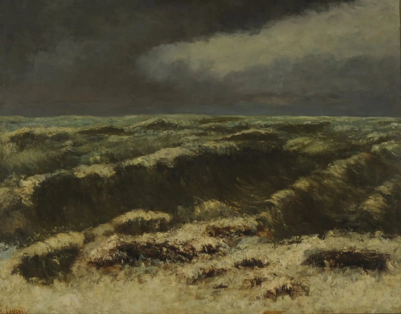 Mer Tempestosa - Gustave Courbet