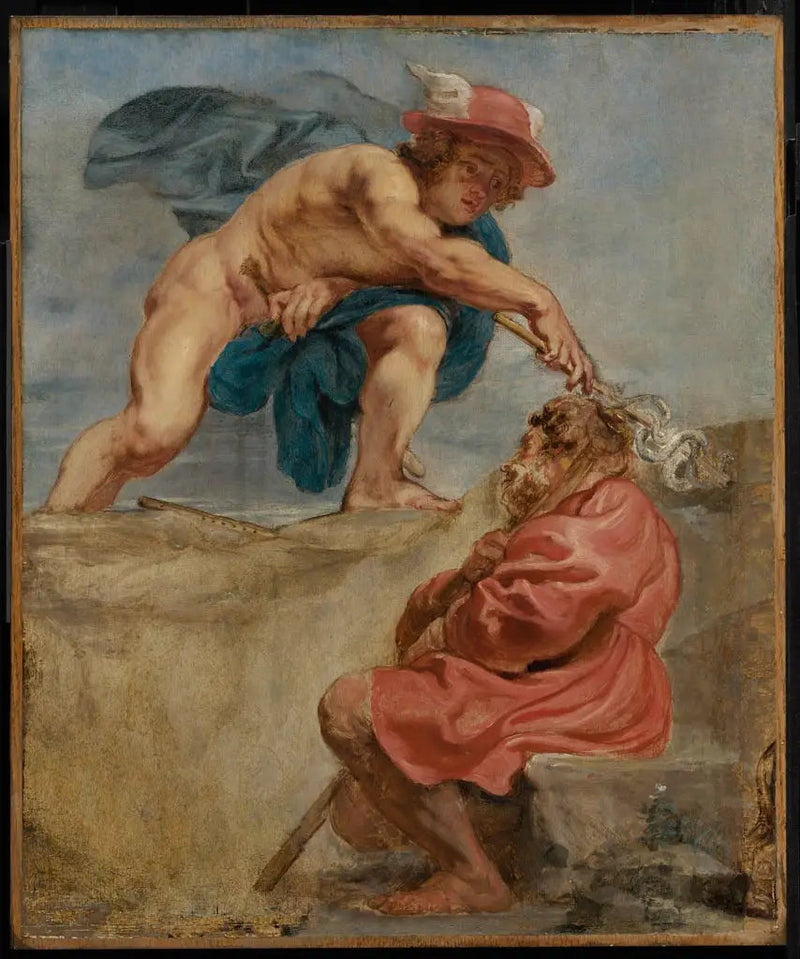 Mercure e un pastore addormentato - Peter Paul Rubens