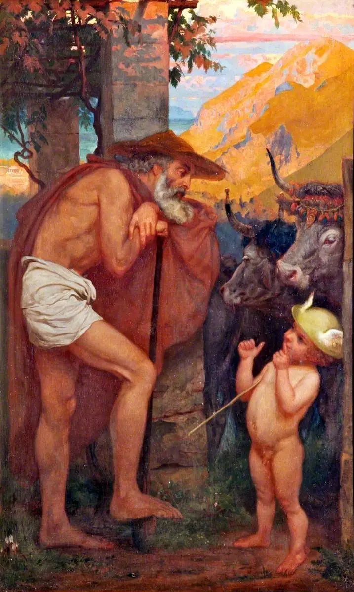 Mercure volante il bestiame degli dei - Edward Poynter