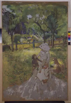 Madre e Bambino nel Giardino (Mattina nel Frutteto) - Édouard Vuillard