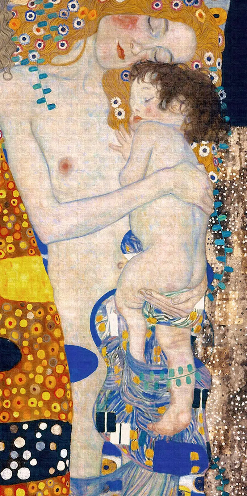 👩‍👦 Madre e figlio (Dettaglio II de Le Tre Età della Donna) – Gustav Klimt (1905)