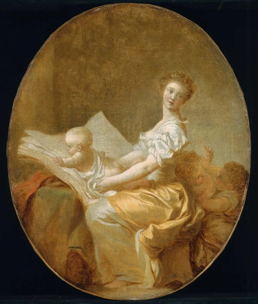 Madre e bambino - Jean-Honoré Fragonard
