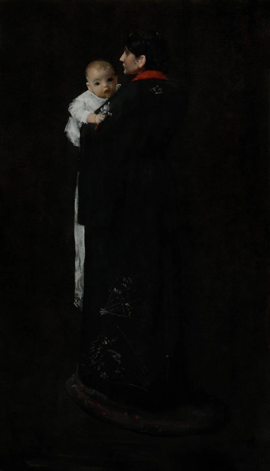 Madre e bambino (Il primo ritratto) - William Merritt Chase