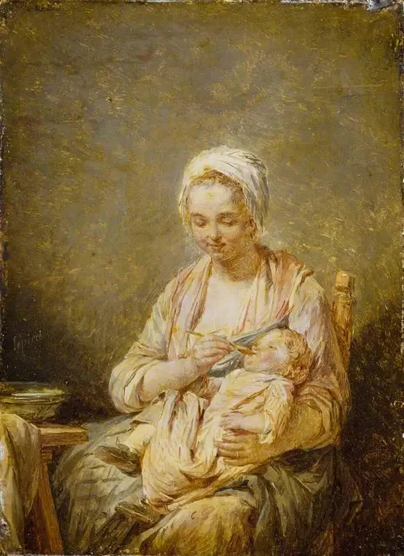 Mère che allatta il suo bambino - Nicolas-Bernard Lépicié