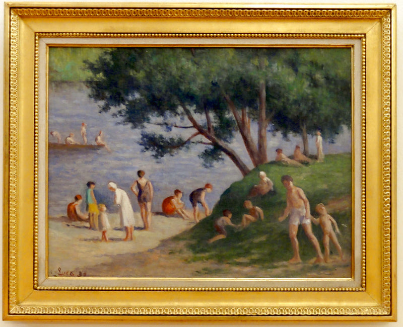 Méricourt, la spiaggia - Maximilien Luce