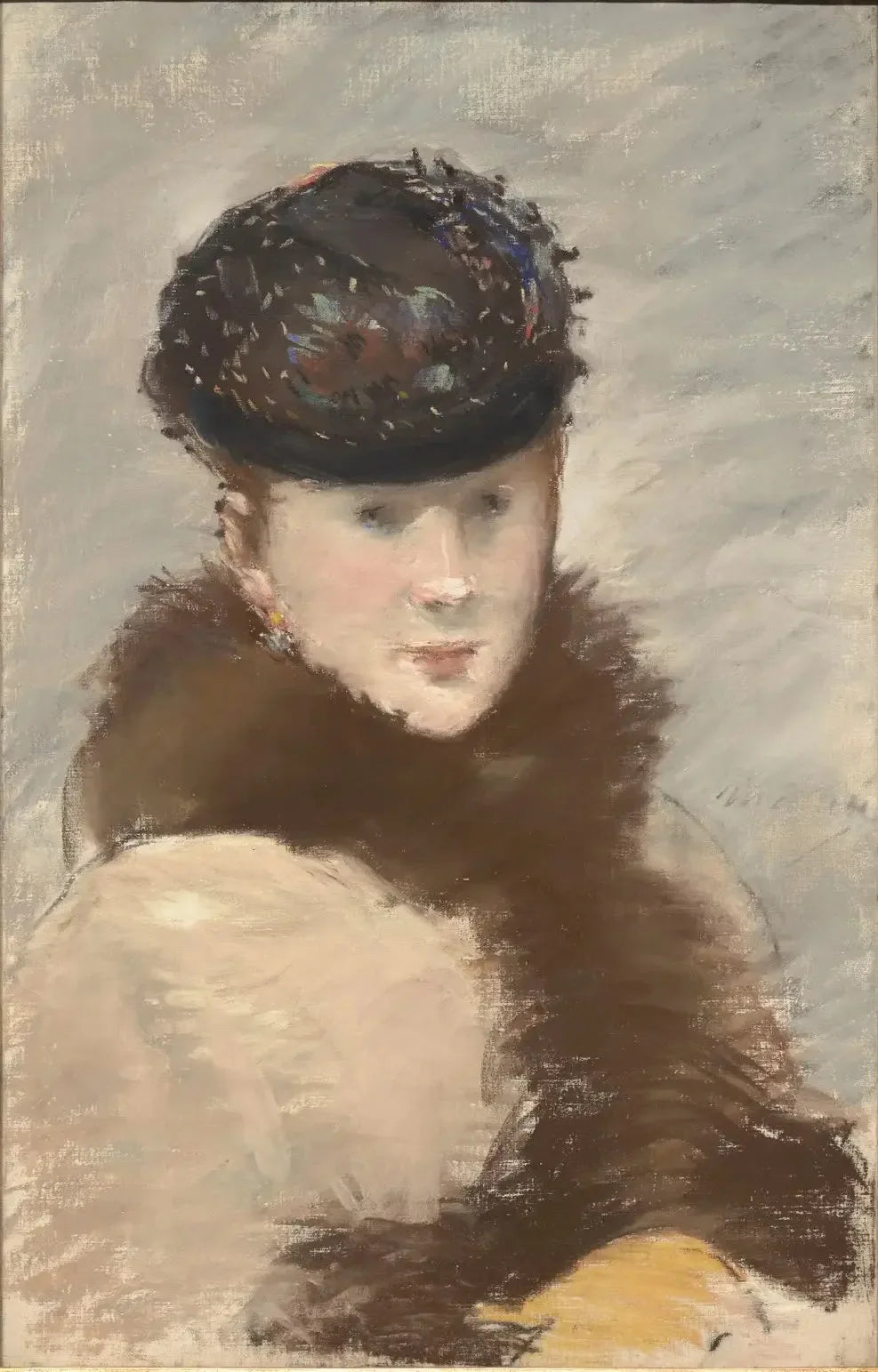 Méry Laurent au petit chapeau - Édouard Manet image 1 copie de tableau peinte à la main