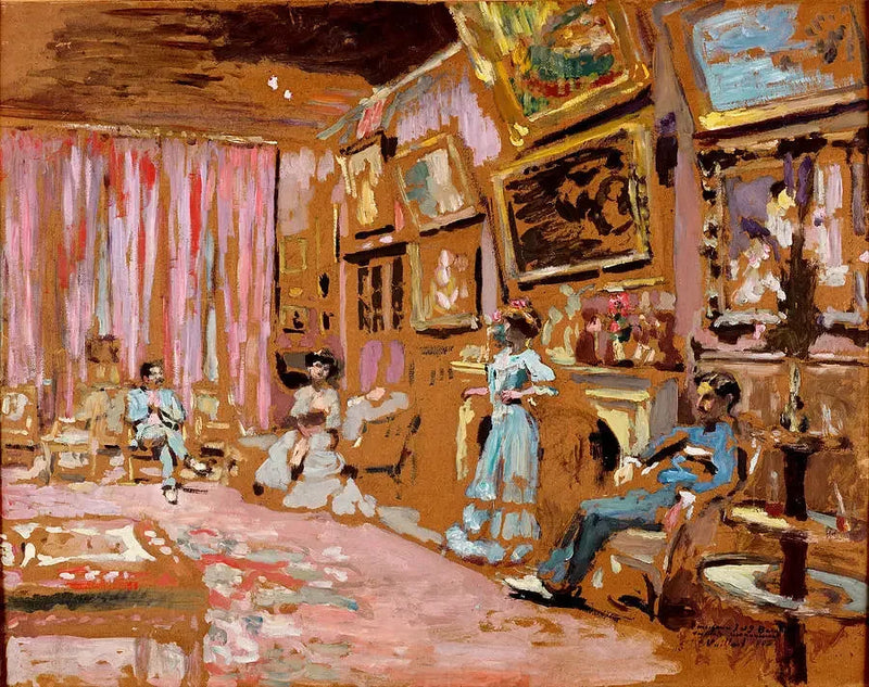 Messieurs et Mesdames Josse et Gaston Bernheim-Jeune au 107, avenue Henri Martin - Édouard Vuillard