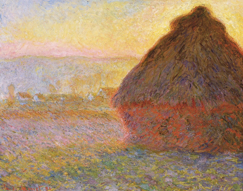 Grindstone, sole al tramonto W1289 - Claude Monet