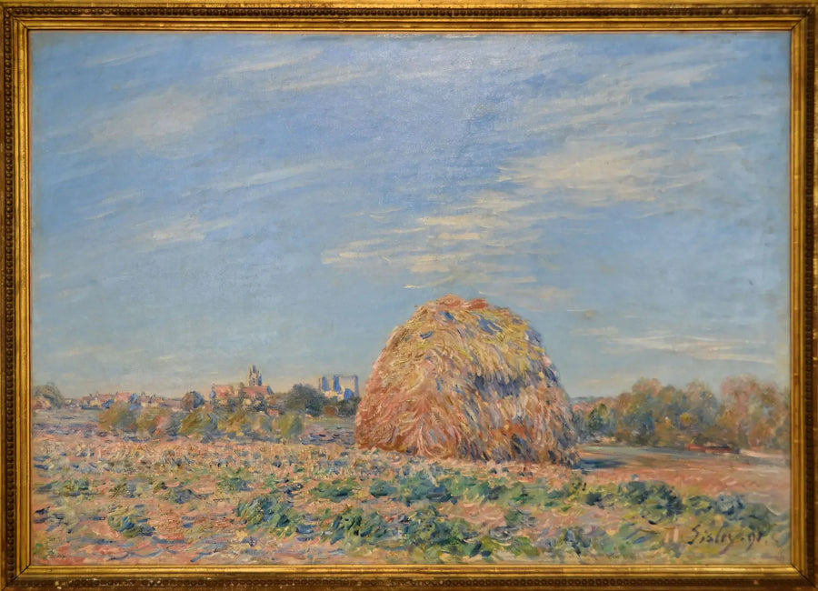 Macina sui bordi del Loing - Alfred Sisley