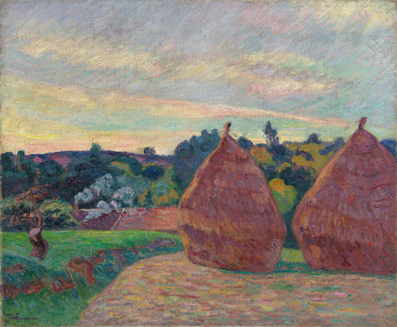 Meules à grains in Île-de-France - Armand Guillaumin
