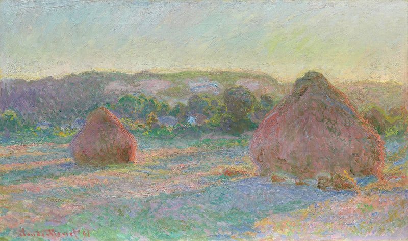 Ruote di grano, fine estate W1269 - Claude Monet
