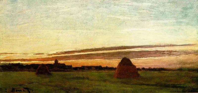 Ruote di macinazione vicino a Chailly, sole nascente W55a - Claude Monet