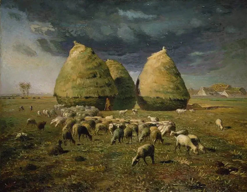 Paniere di fieno, autunno - Jean-François Millet