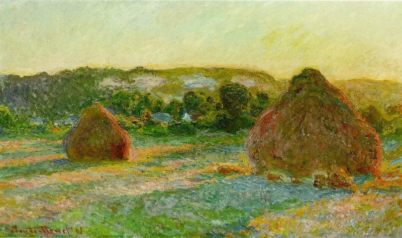 Mucchi di fieno, fine estate - Claude Monet
