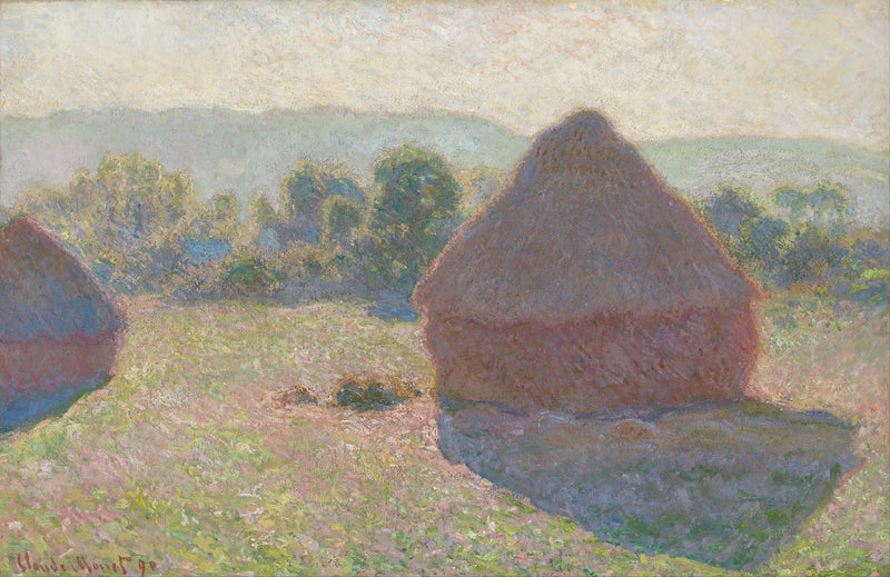 Mucchi di fieno, mezzogiorno - Claude Monet