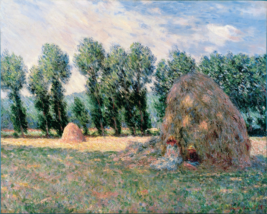 Gli scaffali - Claude Monet
