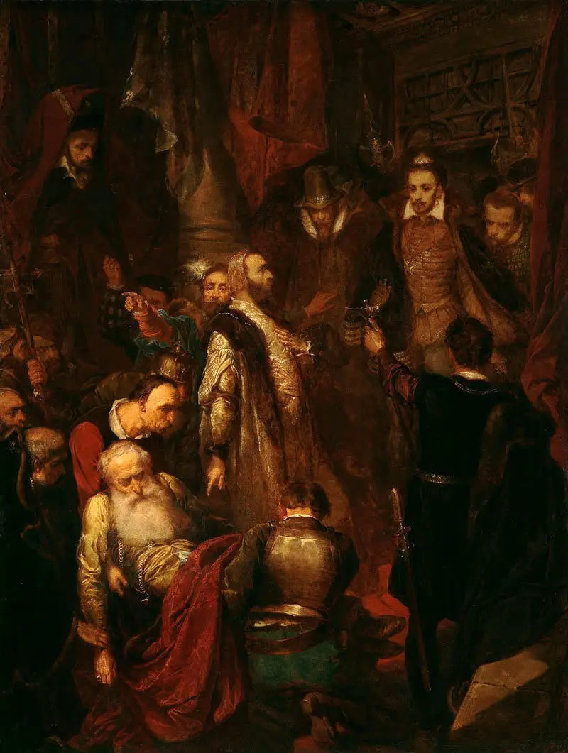 Omicidio di Wapowski durante la incoronazione di Henryk Walezy di Jan Matejko - Jan Matejko