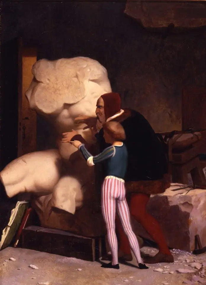 Michelangelo nel suo atelier - Jean-Léon Gérôme