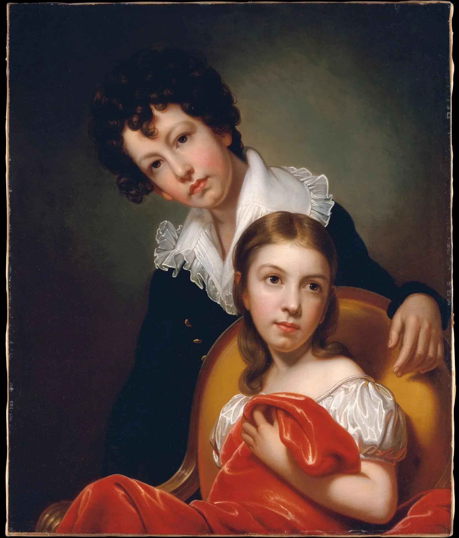 Michel-Ange et Emma Clara Peale - Rembrandt Peale image 1 tableau peint à l’huile sur toile