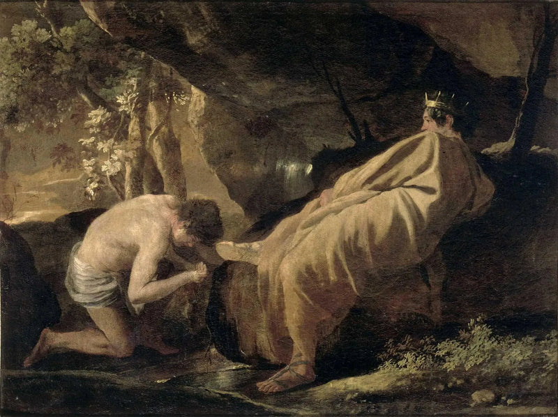 Midas alla sorgente del Pactole - Nicolas Poussin