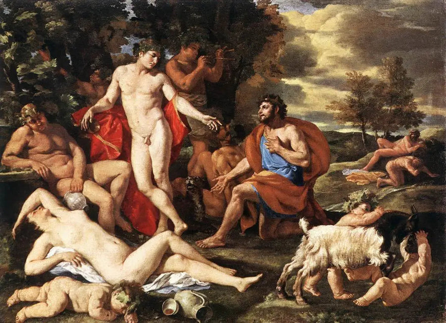 Midas davanti a Bacco - Nicolas Poussin