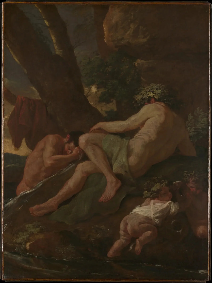 Midas che si lava nel Pactolo - Nicolas Poussin