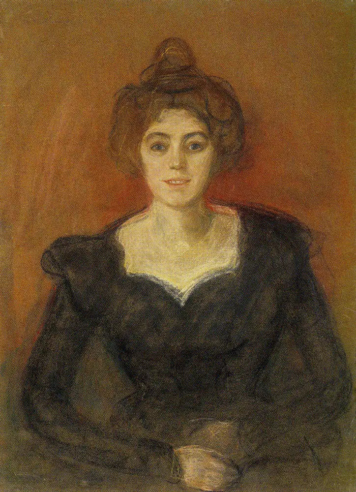 Reproduction du tableau « Minchen Torkildsen - Edvard Munch » par Alpha Reproduction en peinture à l’huile