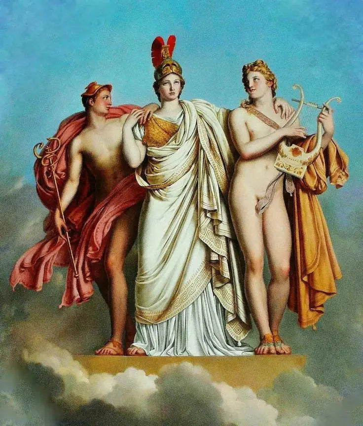 Minerva tra Apollo e Mercurio - Anne-Louis Girodet