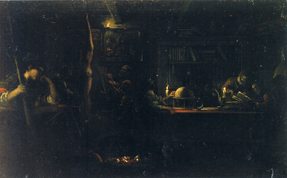 Minerve, patronne des arts et des sciences - Adam Elsheimer image 1 copie peinte à la main à l’huile
