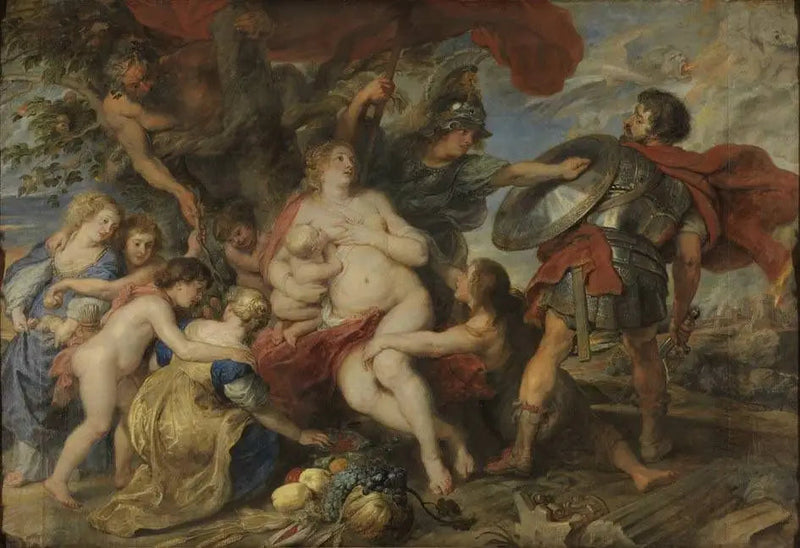 Minerva protegge la fertilità di Marte - Peter Paul Rubens