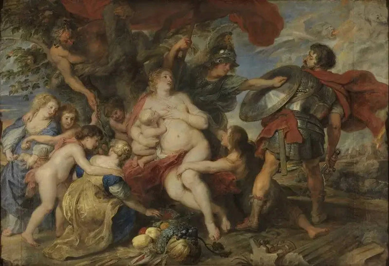 Minerva protegge la fertilità di Marte - Peter Paul Rubens