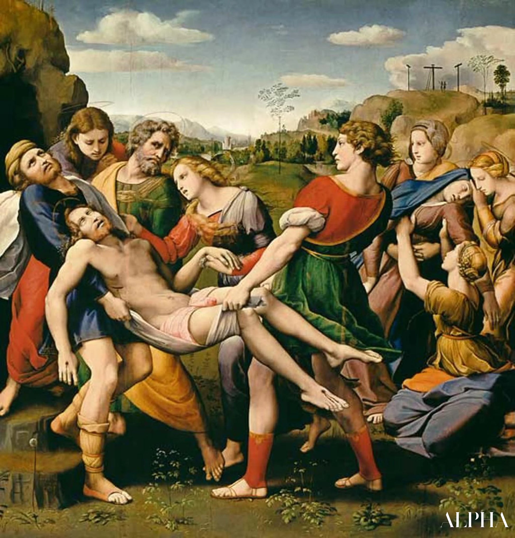 Morte di Cristo - Raffaello (pittore) - Riproduzioni di quadri e dipinti di alta gamma