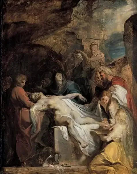 Messa nel sepolcro - Peter Paul Rubens