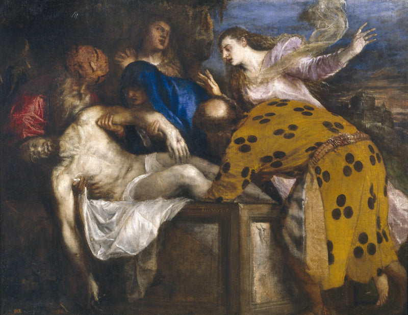 mise au tombeau - Tiziano