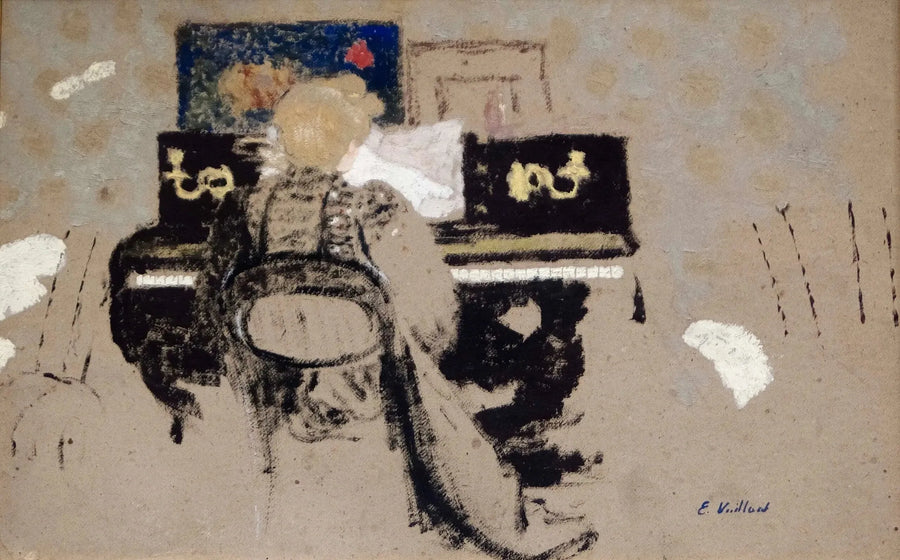 Misia al pianoforte - Édouard Vuillard