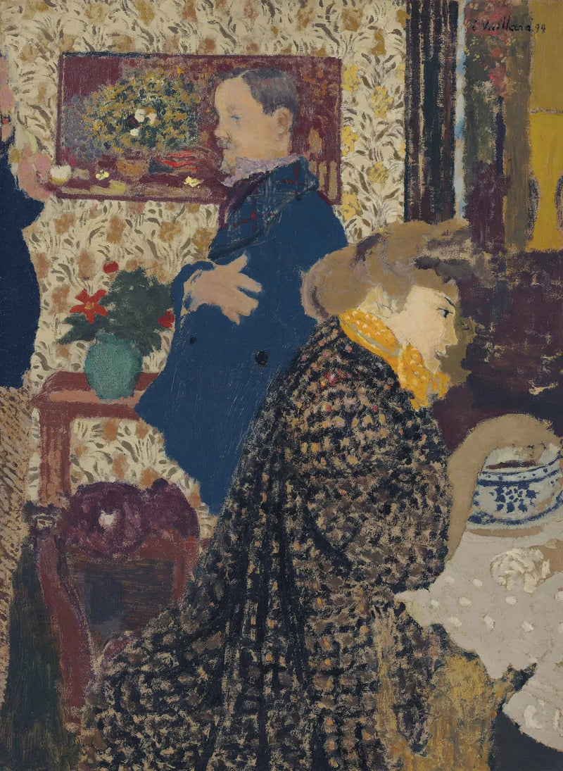 Misia e Vallotton a Villeneuve - Édouard Vuillard