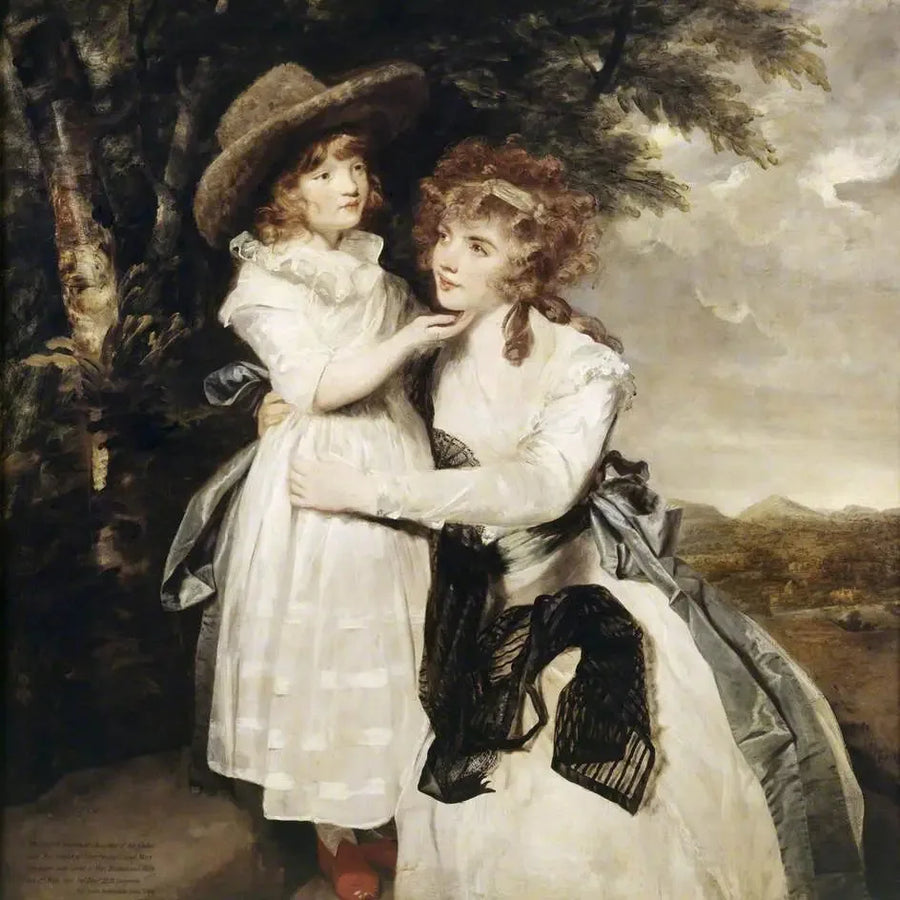 Miss Cocks e sua nipote - Joshua Reynolds