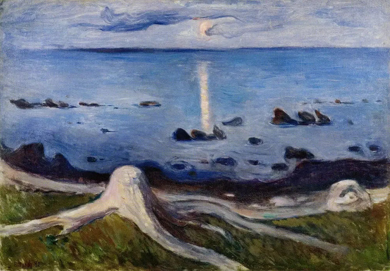 Mistero sulla riva - Edvard Munch
