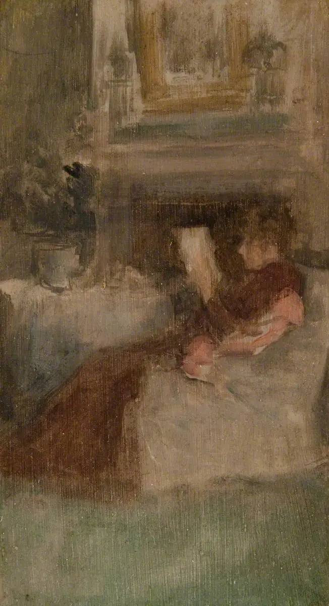 Mlle Ethel Philip che legge - James Abbott McNeill Whistler